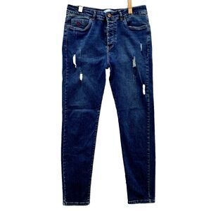 Love Moschino Jean Men 30x27* Skinny Distressed Streetwear Preppy Academia Skate